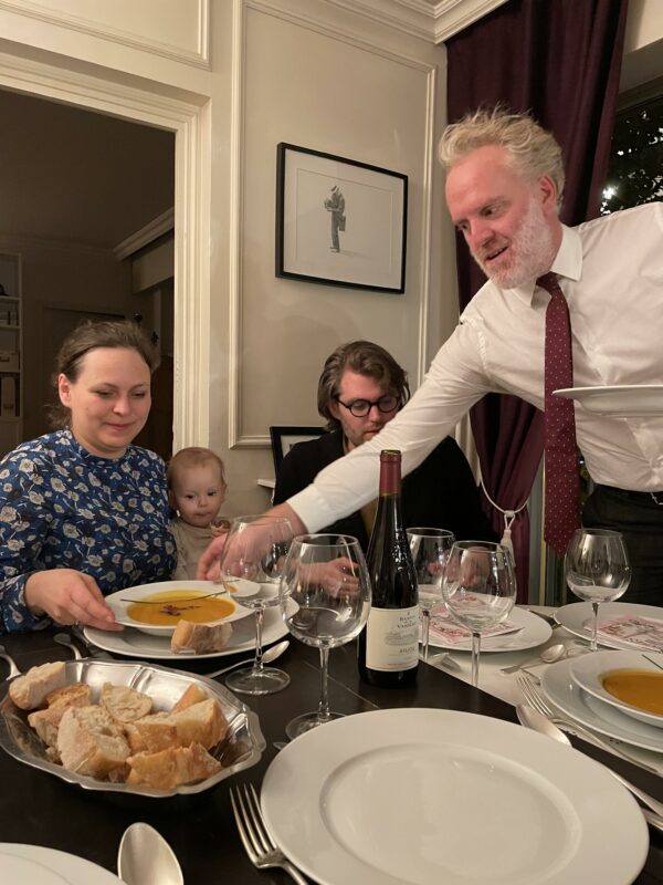 Dinner at a Parisian journalist's home 13